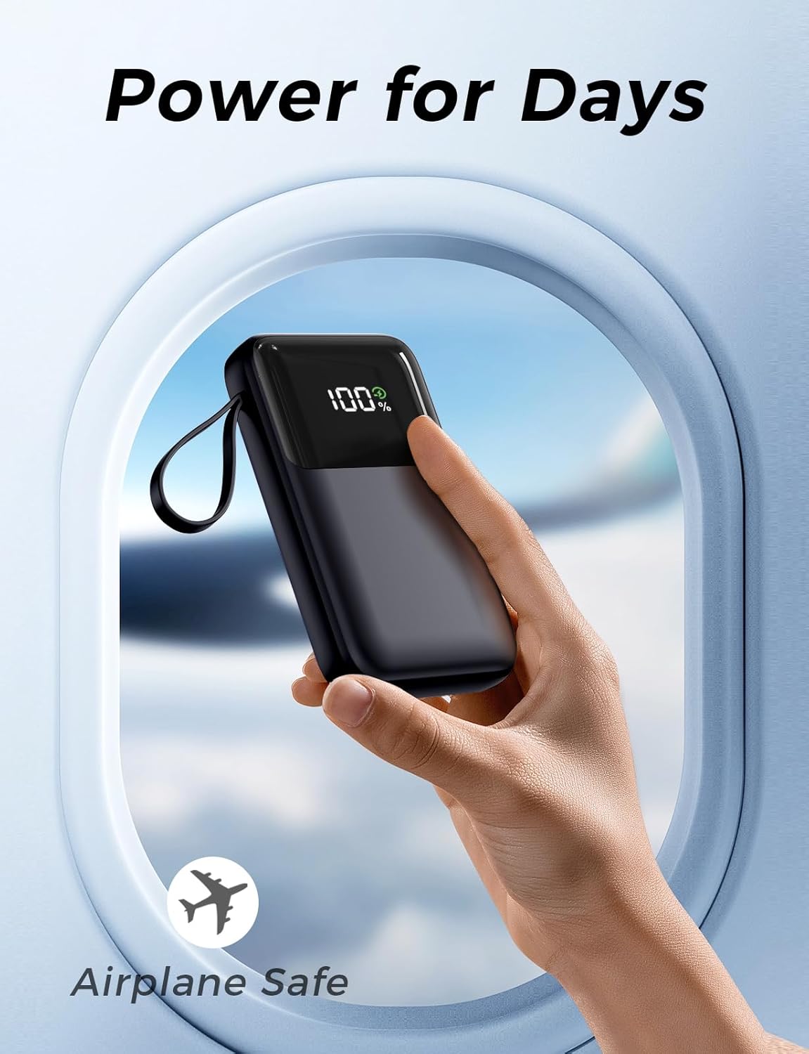 Fast Charging Power Bank With LED Display